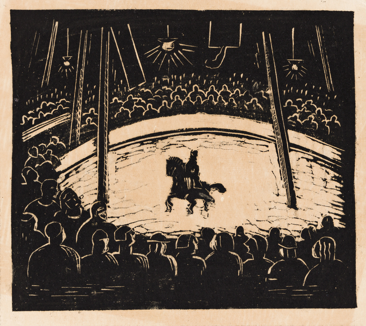 JAMES LESESNE WELLS (1902 - 1992) Circus.